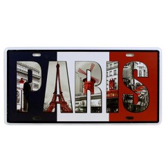 Металлическая табличка "Paris"